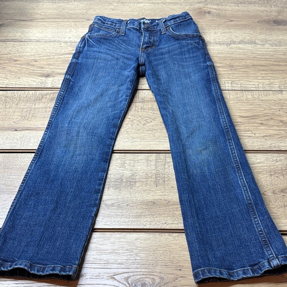 Wrangler Other - Youth Boys Wrangler Retro Slim Boot Dark Blue Jeans Size 8 Slim